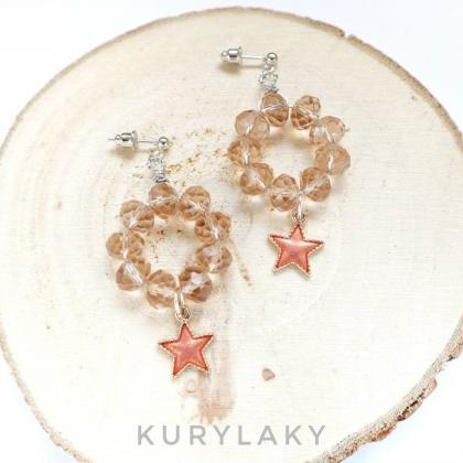 starry earrings, stars accessories,..